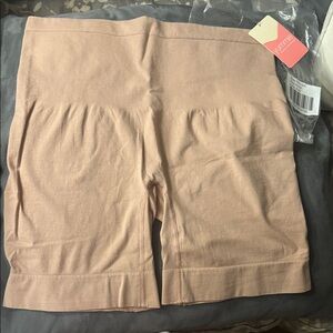 Women's Beige Bike Shorts